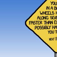 Text is funnier inside geometric shapes!