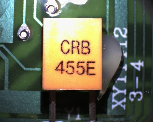 "CRB 455E." A message for us all.