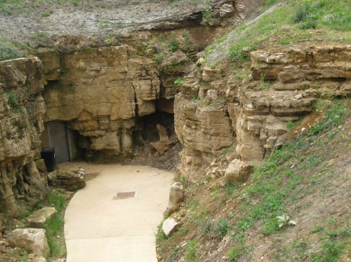 All your classier caves come equipped with doors.