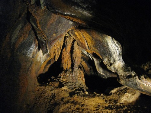 Rust (iron oxide) in its natural form.