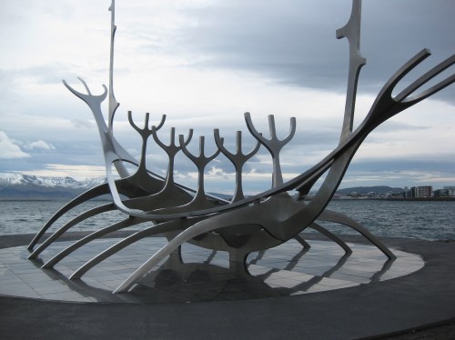 Another iconic Reykjavik landmark, the Sun Voyager is also the only sculpture in the city that isn't hideously ugly (sorry Icelanders!)